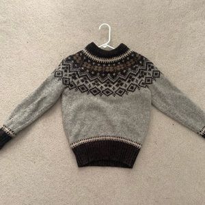 super cozy grandpa sweater!